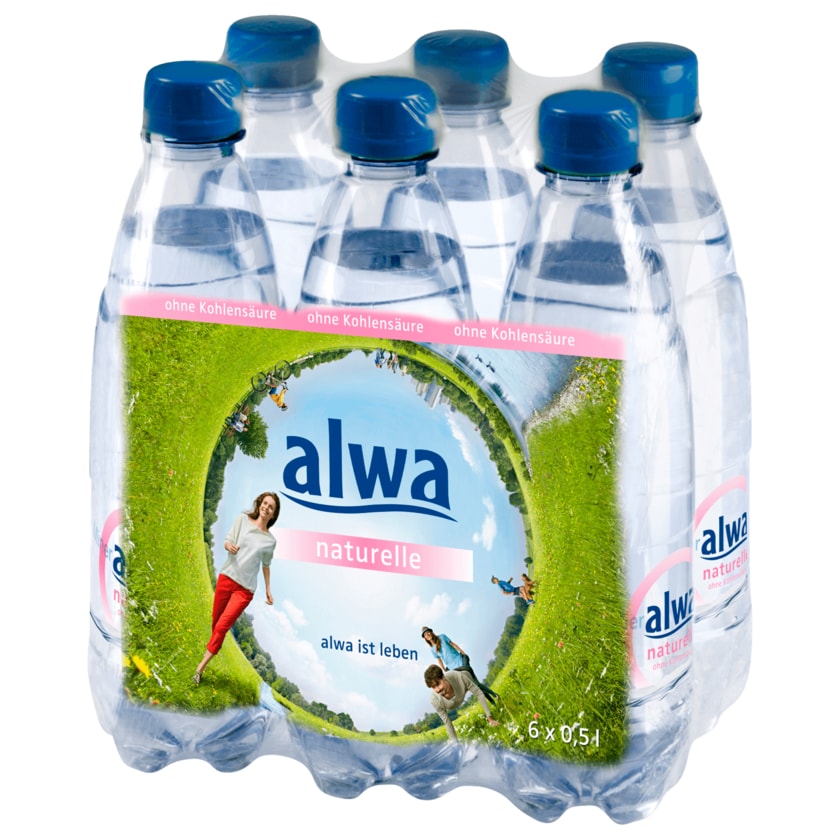 Alwa Mineralwasser Naturelle 6x0,5l